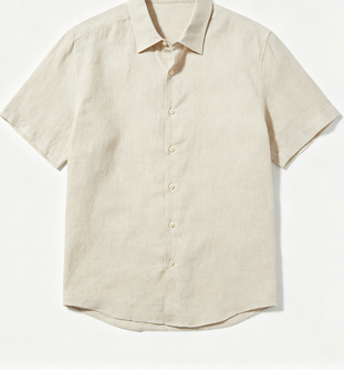 Dtawsoc - Men’s Short Sleeve Button Down Linen Casual Summer Shirts