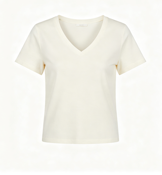 Dtawsoc - Women’s V-Neck Short Sleeve Henley Tops Casual Summer Blouses