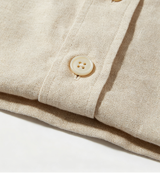Dtawsoc - Men’s Short Sleeve Button Down Linen Casual Summer Shirts